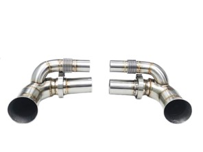 Sportauspuff Seitenschalldämpfer gerades Rohr mit Klappen Porsche 997 GT3 und GT3 RS - 99711104782, 99711104784, 99711104781, 99711104882, 99711104881, 99711104884